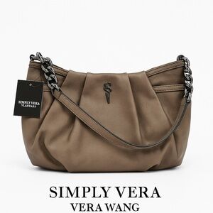 Simply Vera Vera Wang Alicia Hobo Bag – Bronze, Brand New with Tags!❤️💋